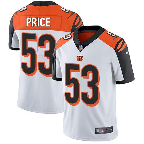 Nike Bengals #53 Billy Price White Stitched NFL Vapor Untouchable Limited Jersey - CCB296