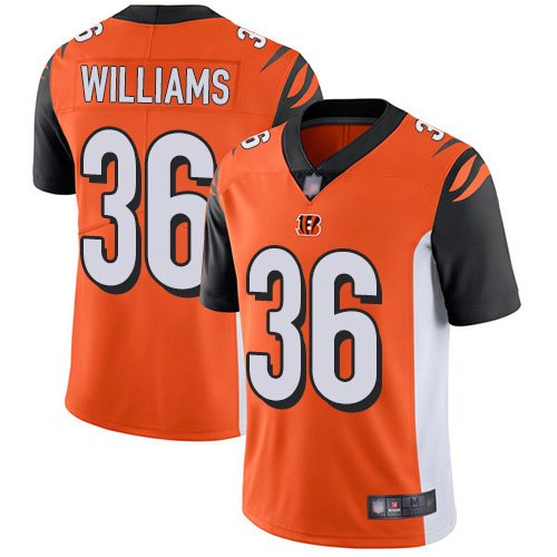 Nike Bengals #36 Shawn Williams Orange Alternate Stitched NFL Vapor Untouchable Limited Jersey - CCB103