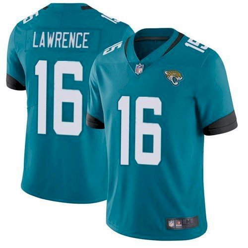Jacksonville Jaguars #16 Trevor Lawrence 2021 NFL Draft Teal Vapor Untouchable Limited Stitched Jersey - JVG11