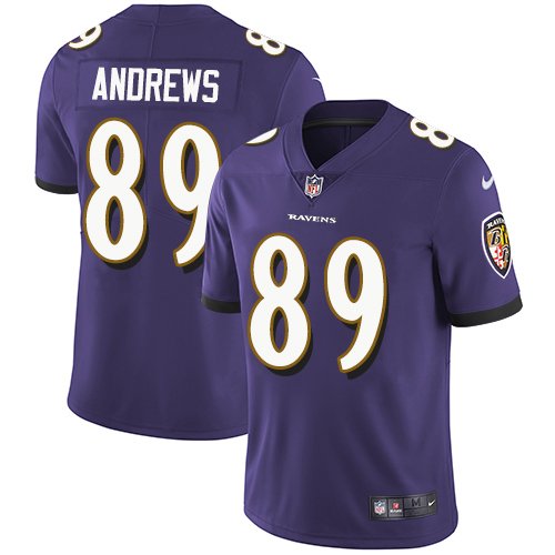 Nike Ravens #89 Mark Andrews Purple Team Color Stitched NFL Vapor Untouchable Limited Jersey - BRJ99