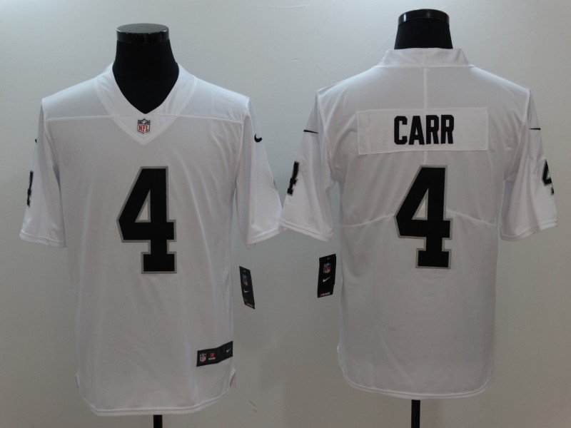 Oakland Raiders #4 Derek Carr White Vapor Untouchable Limited Stitched NFL Jersey - LVR280