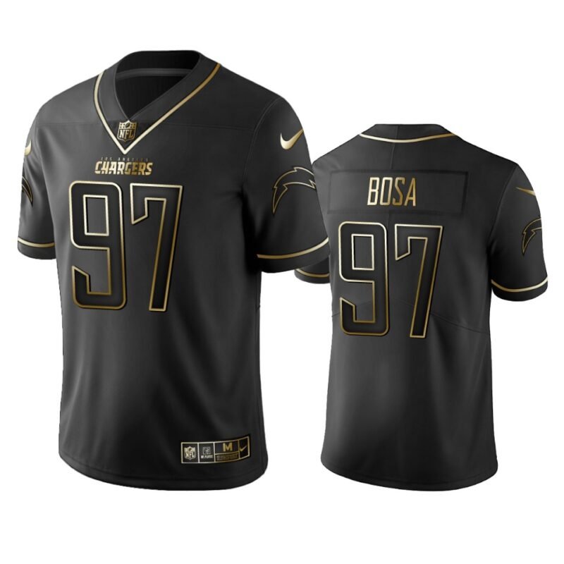 Chargers #97 Joey Bosa Stitched NFL Vapor Untouchable Limited Black Golden Jersey - LCJ138