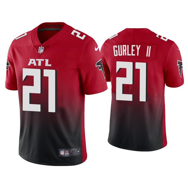 Atlanta Falcons #21 Todd Gurley II 2020 Red 2nd Alternate Vapor Limited NFL Stitched Jersey - AFJ165