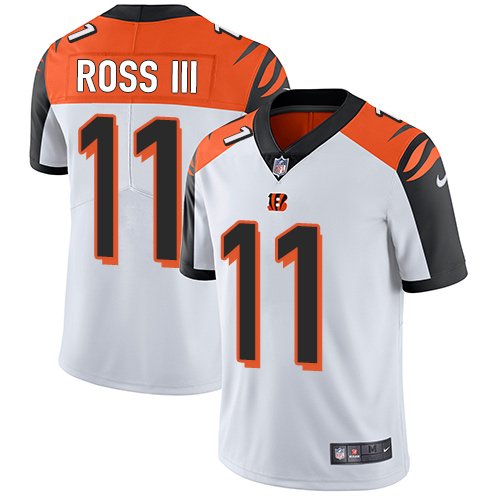 Nike Bengals #11 John Ross III White Stitched NFL Vapor Untouchable Limited Jersey - CCB193