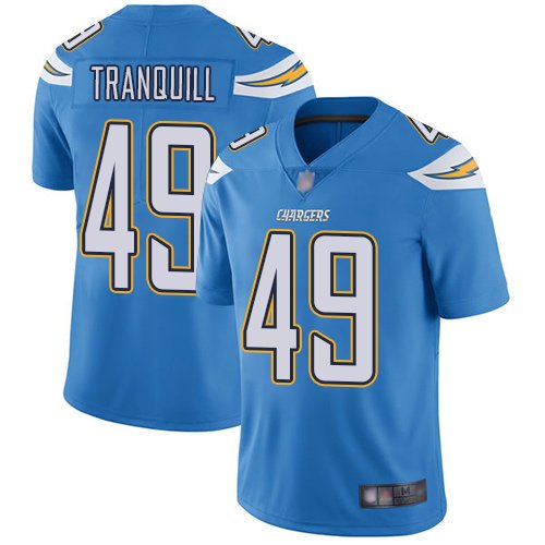 Nike Chargers #49 Drue Tranquill Electric Blue Alternate Stitched NFL Vapor Untouchable Limited Jersey - LCJ54