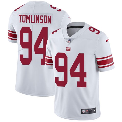 Nike Giants #94 Dalvin Tomlinson White Stitched NFL Vapor Untouchable Limited Jersey - NYG111
