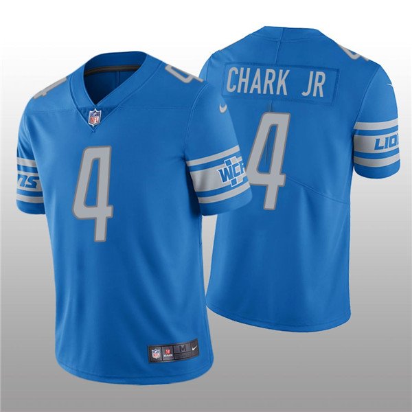 Blue Detroit Lions #4 DJ Chark Jr. Vapor Untouchable Limited Stitched Jersey - DTL308
