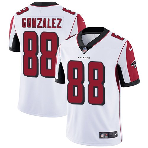 Nike Falcons #88 Tony Gonzalez White Stitched NFL Vapor Untouchable Limited Jersey - AFJ03
