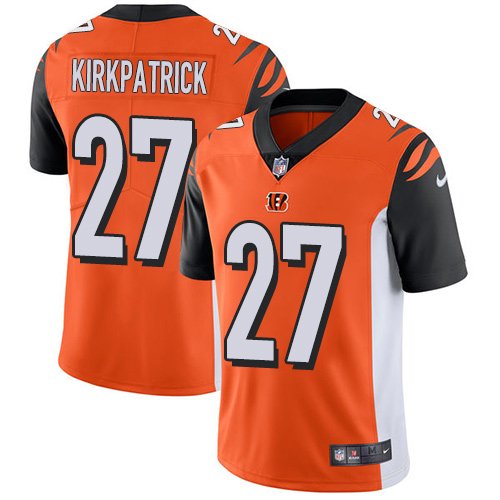 Nike Bengals #27 Dre Kirkpatrick Orange Alternate Stitched NFL Vapor Untouchable Limited Jersey - CCB199