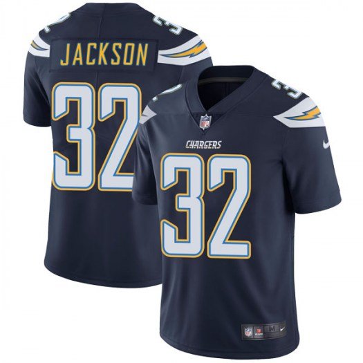 Nike Chargers #32 Justin Jackson Navy Blue Team Color Stitched NFL Vapor Untouchable Limited Jersey - LCJ27