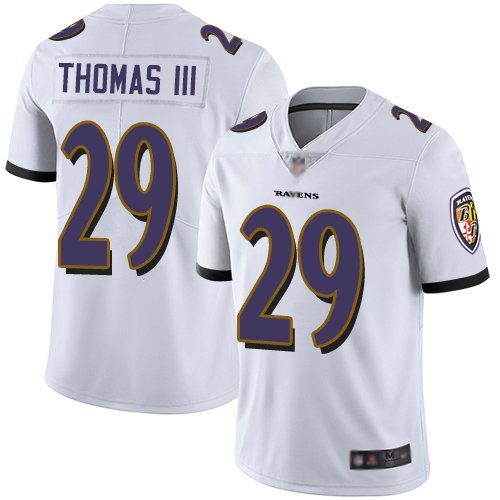Nike Ravens #29 Earl Thomas III White Stitched NFL Vapor Untouchable Limited Jersey - BRJ120