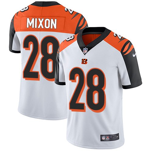 Nike Bengals #28 Joe Mixon White Stitched NFL Vapor Untouchable Limited Jersey - CCB06