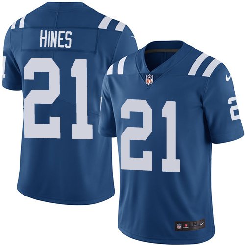 Nike Colts #21 Nyheim Hines Royal Blue Team Color Stitched NFL Vapor Untouchable Limited Jersey - IDC141