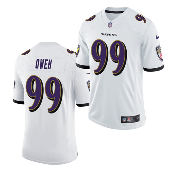 White Baltimore Ravens #12 Rashod Bateman 2021 Vapor Untouchable Limited Stitched Jersey - BRJ164