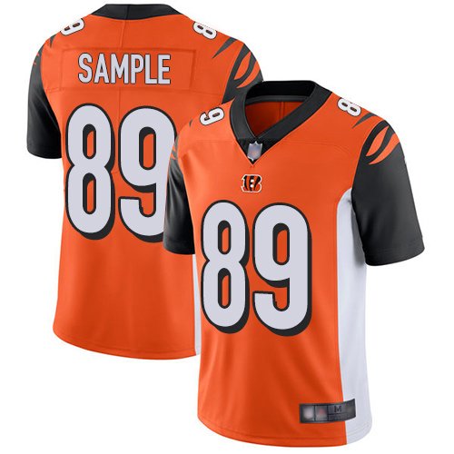 Nike Bengals #89 Drew Sample Orange Alternate Stitched NFL Vapor Untouchable Limited Jersey - CCB146