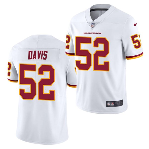 White Washington Football Team #52 Jamin Davis Vapor Untouchable Limited Stitched Jersey - WAC172