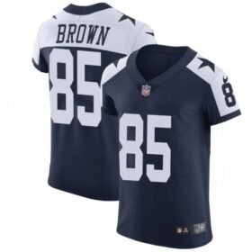 Nike Cowboys #85 Noah Brown Navy Blue Thanksgiving Stitched NFL Vapor Untouchable Throwback Elite Jersey - DLC223