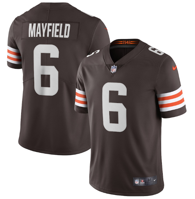 Cleveland Browns #6 Baker Mayfield New Brown Vapor Untouchable Limited NFL Stitched Jersey - CLB21