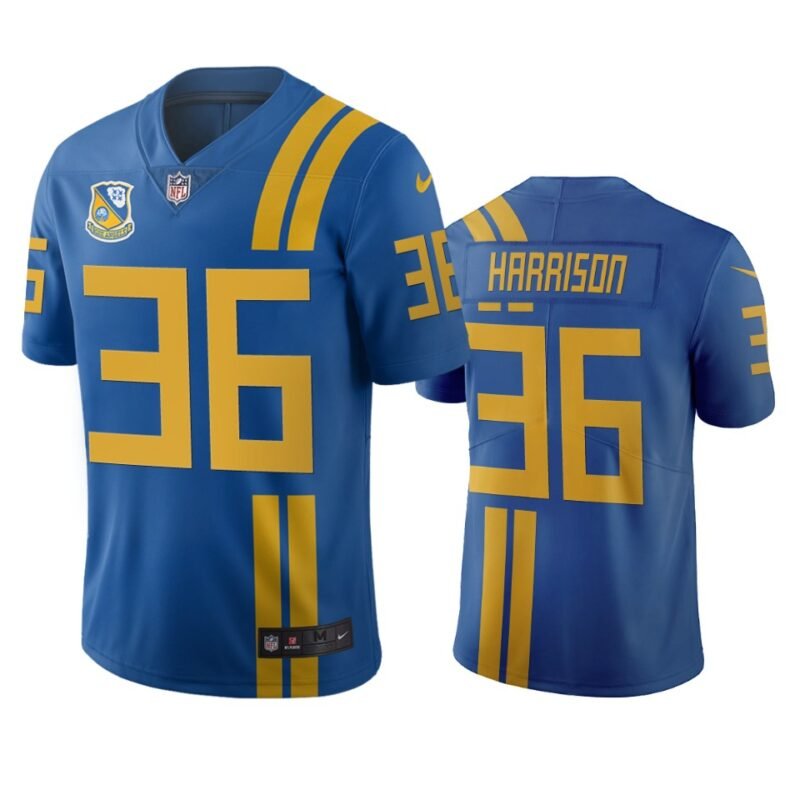 Jacksonville Jaguars #36 Ronnie Harrison Royal Vapor Limited City Edition NFL Jersey - JVG42