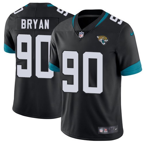 Nike Jaguars #90 Taven Bryan Black Team Color Stitched NFL Vapor Untouchable Limited Jersey - JVG102