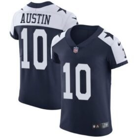 Nike Cowboys #10 Tavon Austin Navy Blue Thanksgiving Stitched NFL Vapor Untouchable Elite Throwback Jersey - DLC239