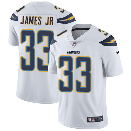 Nike Chargers #33 Derwin James Jr White Stitched NFL Vapor Untouchable Limited Jersey - LCJ220