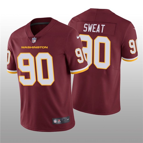 Washington Football Team Red #90 Montez Sweat Vapor Untouchable Limited Stitched Jersey - WAC35