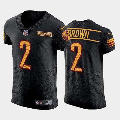 Black Washington Commanders #2 Dyami Brown Vapor Elite Stitched Jersey - WAC21