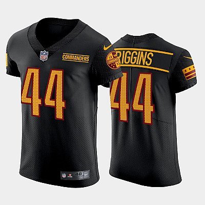 Black Washington Commanders #44 John Riggins Vapor Elite Stitched Jersey - WAC63