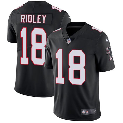Nike Falcons #18 Calvin Ridley Black Alternate Stitched NFL Vapor Untouchable Limited Jersey - AFJ79