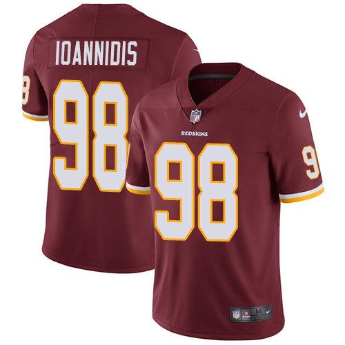 Nike Redskins #98 Matt Ioannidis Burgundy Red Team Color Stitched NFL Vapor Untouchable Limited Jersey - WAC86