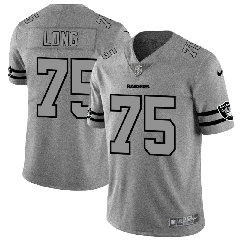 Las Vegas Raiders #75 Howie Long Nike Gray Gridiron II Vapor Untouchable Limited NFL Jersey - LVR107