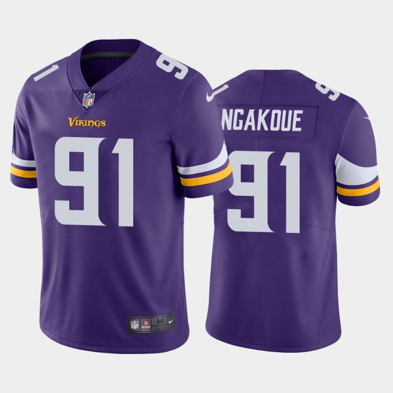 Minnesota Vikings Purple #91 Yannick Ngakoue New Vapor Untouchable Limited Stitched Jersey - MVJ57