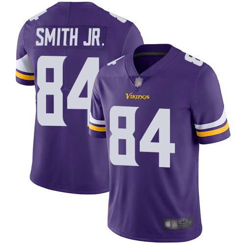 Nike Vikings #84 Irv Smith Jr. Purple Team Color Stitched NFL Vapor Untouchable Limited Jersey - MVJ36