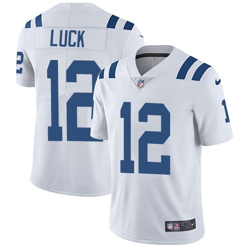 Nike Colts #12 Andrew Luck White Stitched NFL Vapor Untouchable Limited Jersey - IDC64