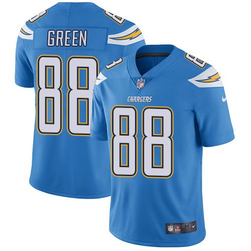 Nike Chargers #88 Virgil Green Electric Blue Alternate Stitched NFL Vapor Untouchable Limited Jersey - LCJ01
