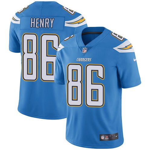 Nike Chargers #86 Hunter Henry Electric Blue Alternate Stitched NFL Vapor Untouchable Limited Jersey - LCJ146
