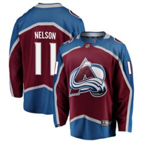 Burgundy Colorado Avalanche #11 Brock Nelson 2024-25 Home Stitched Jersey - AVS290