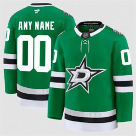 Green Dallas Stars Active Player Custom 2024-25 Home Stitched Hockey Jersey - DLS151