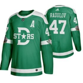 Adidas Dallas Stars #47 Alexander Radulov Green 2020 Winter Classic Retro NHL Jersey - DLS87