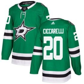 Adidas Stars #20 Dino Ciccarelli Green Home Authentic Stitched NHL Jersey - DLS142