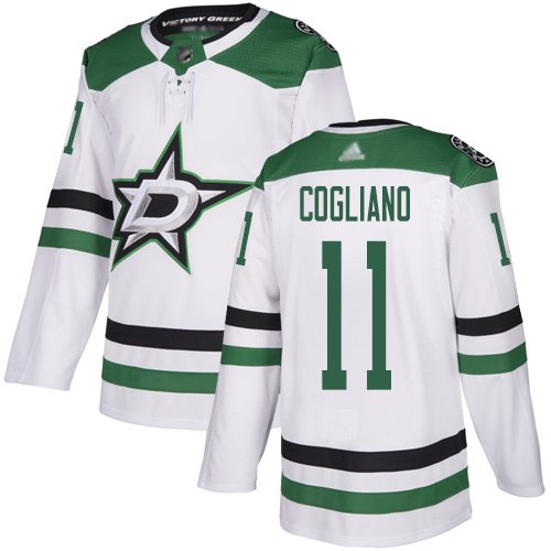 Adidas Stars #11 Andrew Cogliano White Road Authentic Stitched NHL Jersey - DLS99