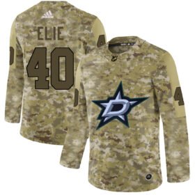 Adidas Stars #40 Remi Elie Camo Authentic Stitched NHL Jersey - DLS238