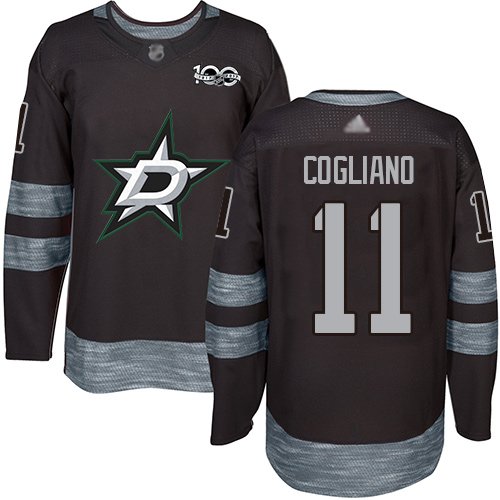 Adidas Stars #11 Andrew Cogliano Black 1917-2017 100th Anniversary Stitched NHL Jersey - DLS177