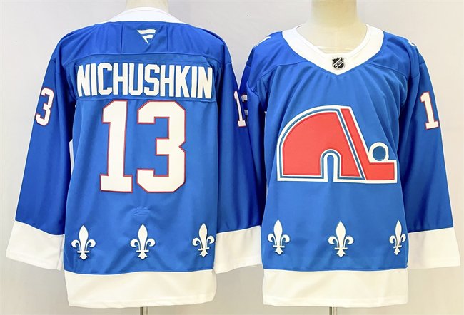 Blue Colorado Avalanche #13 Valeri Nichushkin 2025 Stitched Hockey Jersey - AVS62
