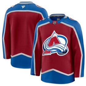 Burgundy Colorado Avalanche Blank 2024-25 Home Stitched Jersey - AVS107