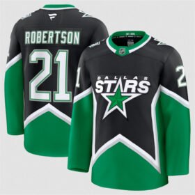 Black Dallas Stars #21 Jason Robertson 2025-26 Alternate Stitched Hockey Jersey - DLS219