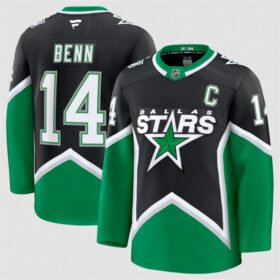 Black Dallas Stars #14 Jamie Benn 2025-26 Alternate Stitched Hockey Jersey - DLS106
