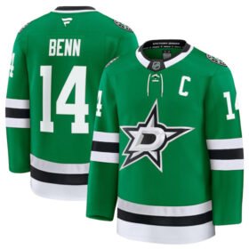Green Dallas Stars #14 Jamie Benn 2024-25 Home Stitched Hockey Jersey - DLS136
