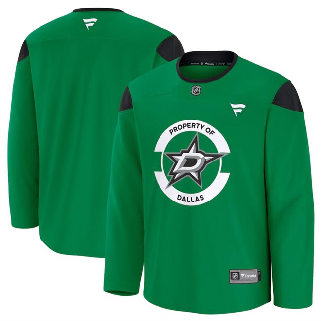 Green Dallas Stars 2024-25 Team Practice Stitched Hockey Jersey - DLS152